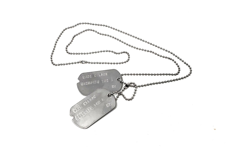 Wade Wilson Deadpool Military Dog Tags Screen Accurate - Etsy