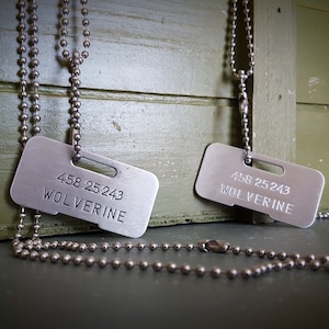 Wolverine Canadian Military Dog Tag - Screen Accurate
