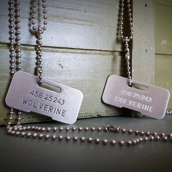 Wolverine Canadian Military Dog Tag - Screen Accurate