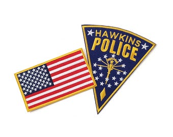 Chief Hopper Hawkins Police Embroidered Patches