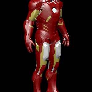 Iron Man Mk VII Suit 3D Model Screen Accurate image 4