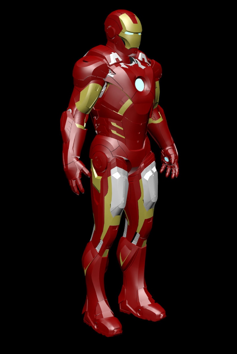 Iron Man Mk VII Suit 3D Model Screen Accurate image 4