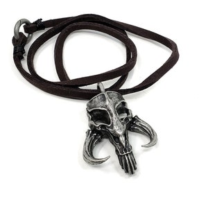 Mandalorian Mythosaur Pendant Necklace - Din Djarin - Grogu - Star Wars