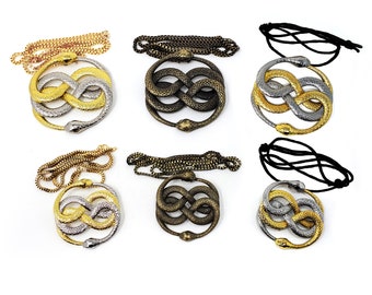 Neverending Story 1 & 2 Auryn Pendant, Medallion, Necklace Prop Replica - Made from Metal!