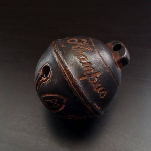 Krampus Bell Cursed Jingle Bell Replica and/or Custom Gift Box Bell Made from Metal image 5