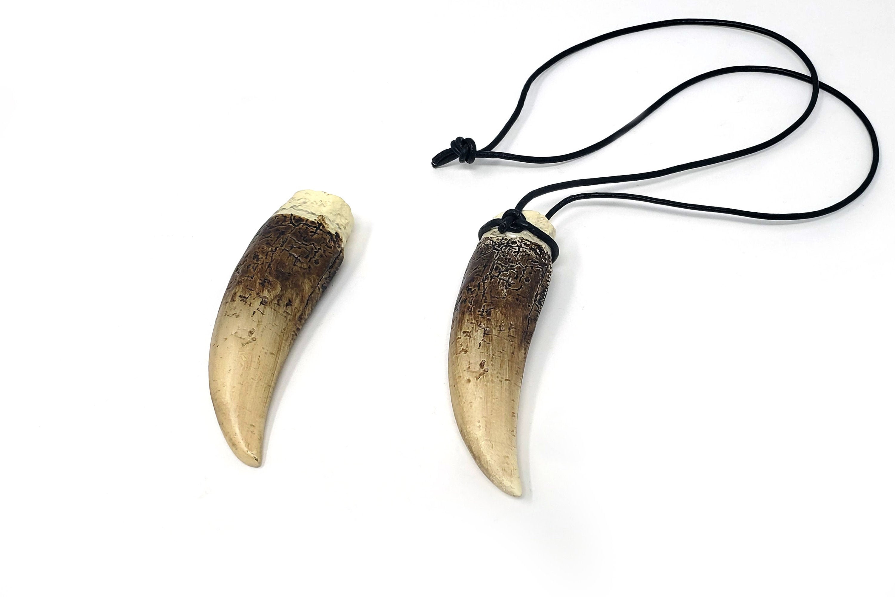 Claw necklace for men, men's alligator tooth necklace with a black wax  cord, silver plated claw pendant. gift for him, men's jewelry – Shani & Adi  Jewelry