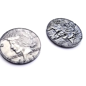 Two Face Metal Coin Prop Replica - Dark Knight Harvey Dent - Screen Accurate