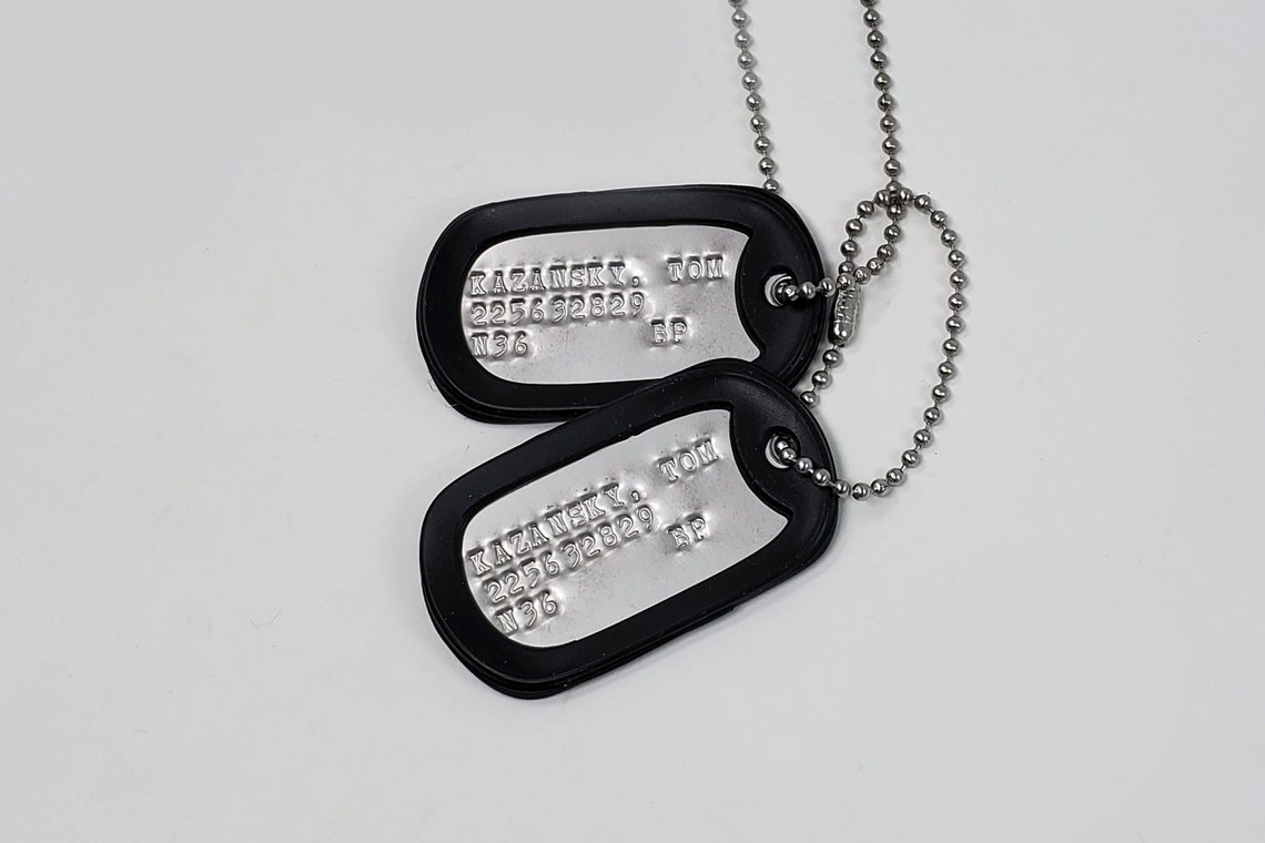 Top Gun Military Dog Tags Screen Accurate | Etsy