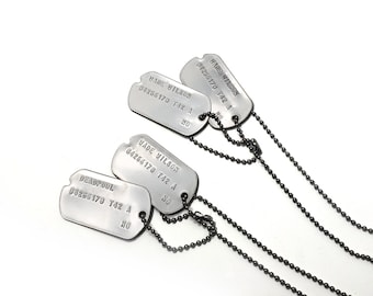 Placas de identificación militares de Wade Wilson Deadpool - Screen Accurate