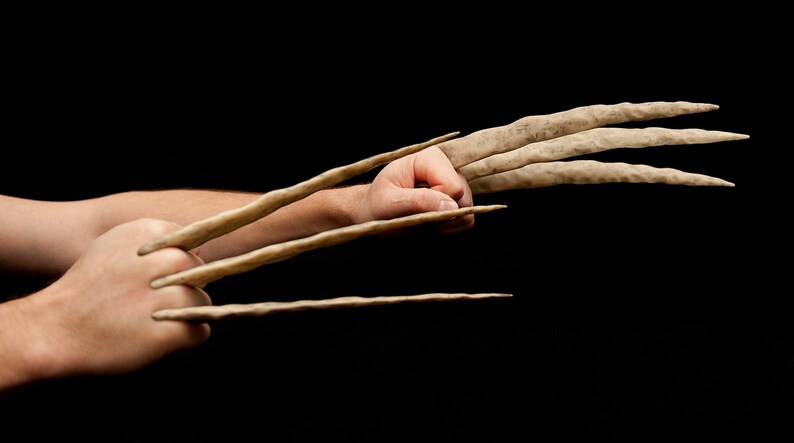 Wolverine Bone Claws Hand Sculpted and Distressed | Etsy