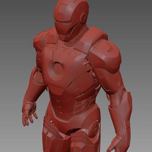 Iron Man Mk VII Suit 3D Model Screen Accurate image 6