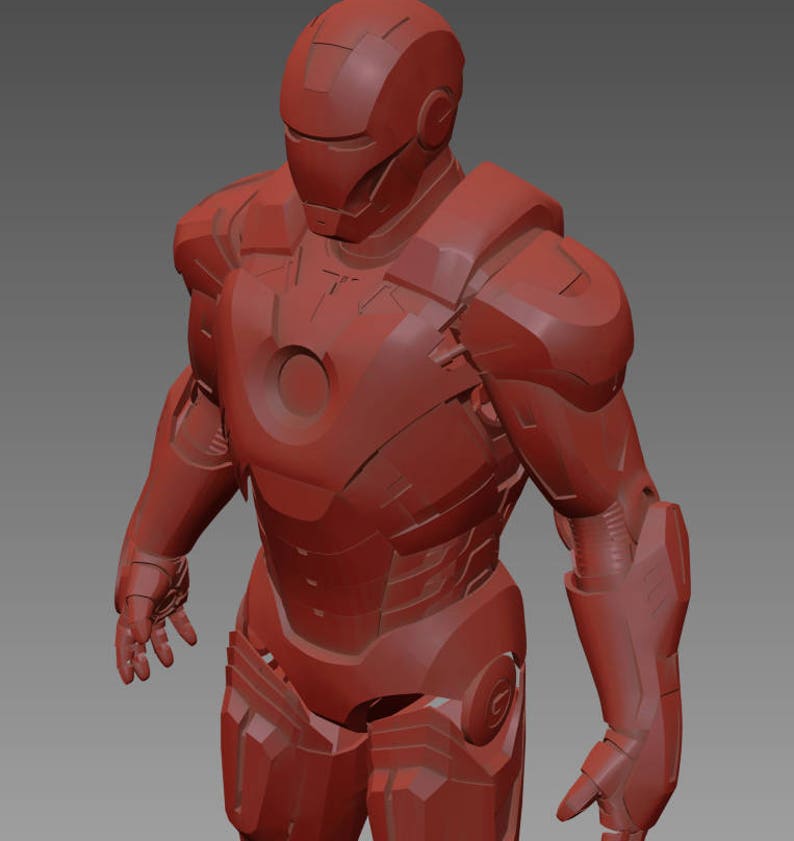 Iron Man Mk VII Suit 3D Model Screen Accurate image 6