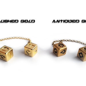 Real Metal Lucky Sabacc Dice - Han Solo - Star Wars