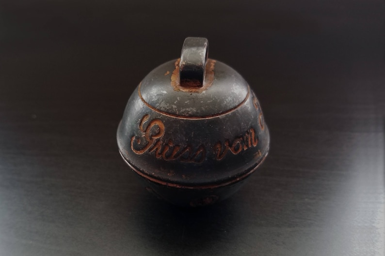 Krampus Bell Cursed Jingle Bell Replica and/or Custom Gift Box Bell Made from Metal image 6