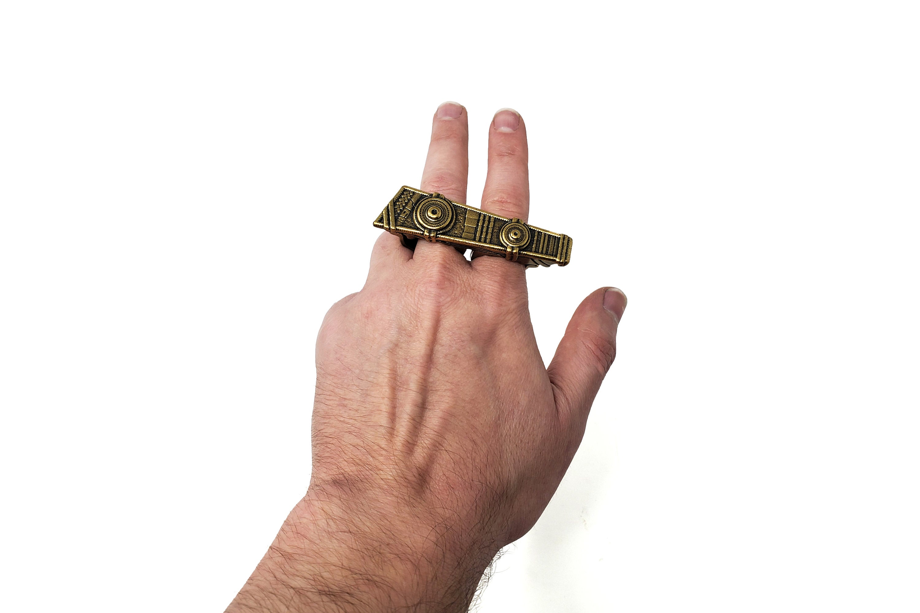 Dr Strange Sling Ring Antique Gold Made From Metal Etsy Canada