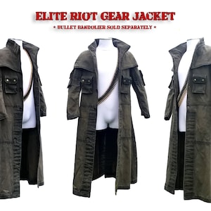 NCR Elite Riot Gear Canvas Jacket/Duster - Screen Accurate