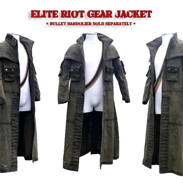NCR Elite Riot Gear Canvas Jacket/Duster - Screen Accurate
