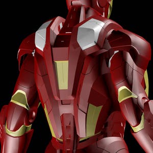 Iron Man Mk VII Suit 3D Model Screen Accurate image 9