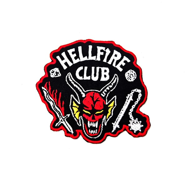 Heckfire Club Embroidered Patch inspired by Stranger Things