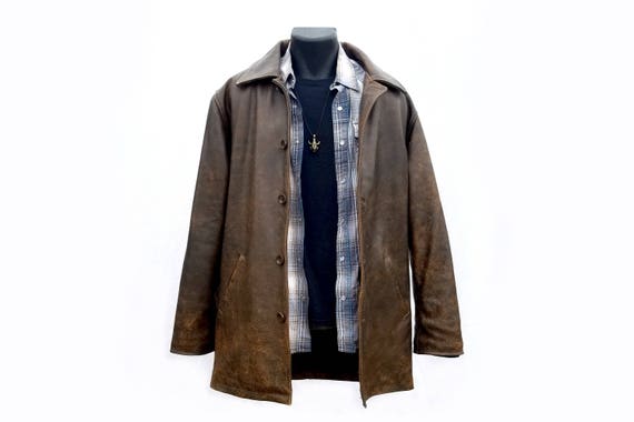 Supernatural Dean Winchester S Leather Jacket Screen Etsy