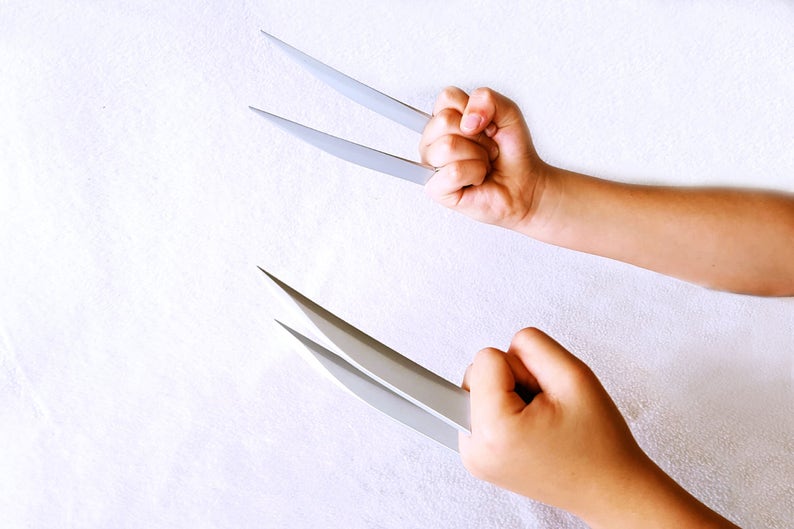 Movie Style Jr X23 Claws Brushed Metallic Powder Cast | Etsy