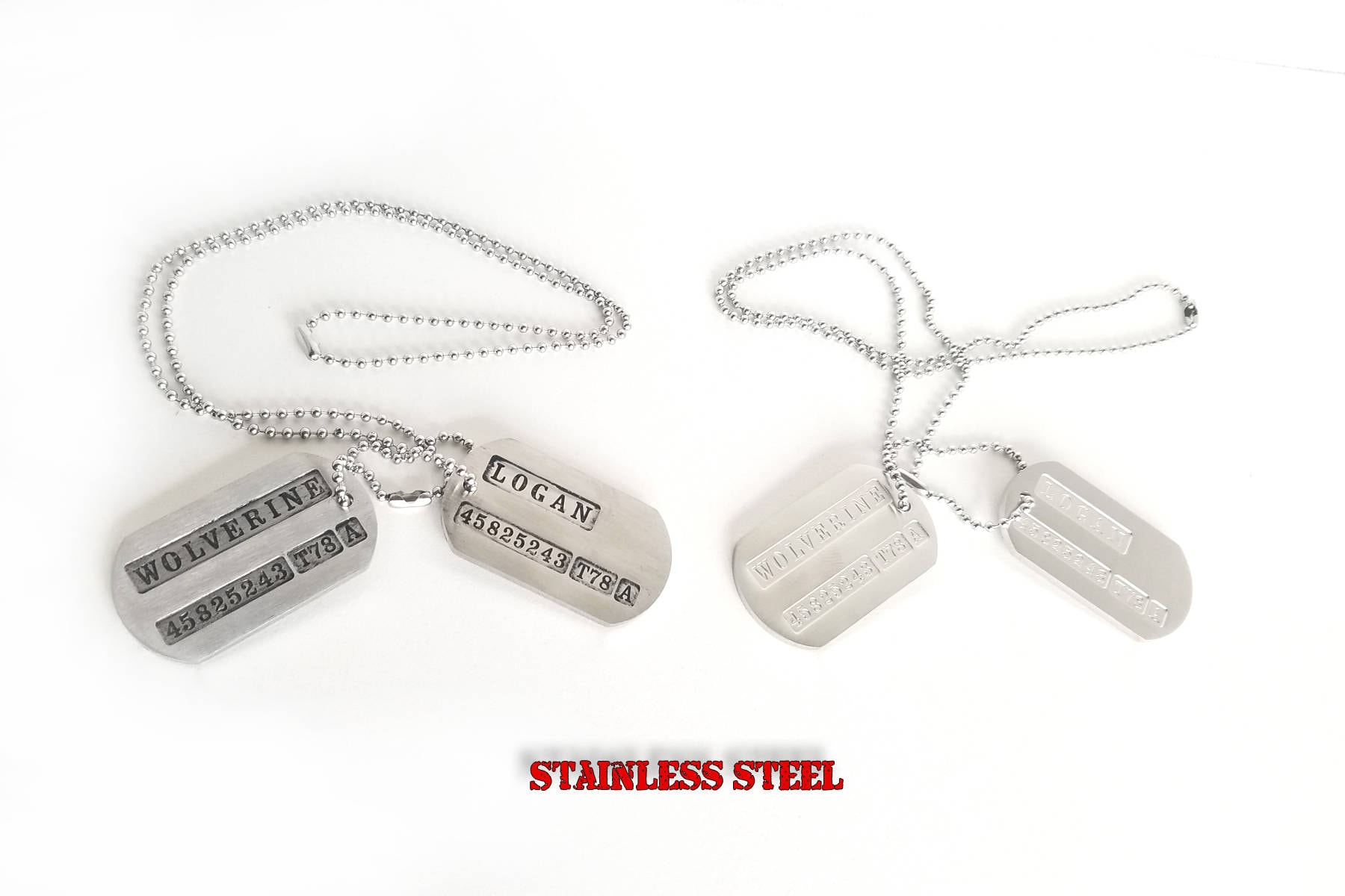 Wolverine XO Military Dog Tags - Adamantium Procedure - Screen