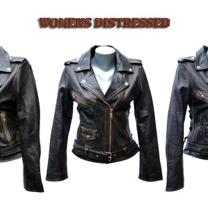 Genuine Leather Greaser Jacket for Men & Women-screen Accurate Cool ...