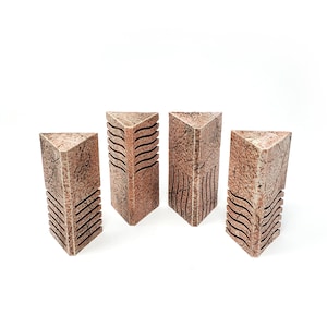 Fifth Element 1:2 Scale Elemental Stones - Sandstone Resin Cast - NOT 3d Printed - Set of Four!