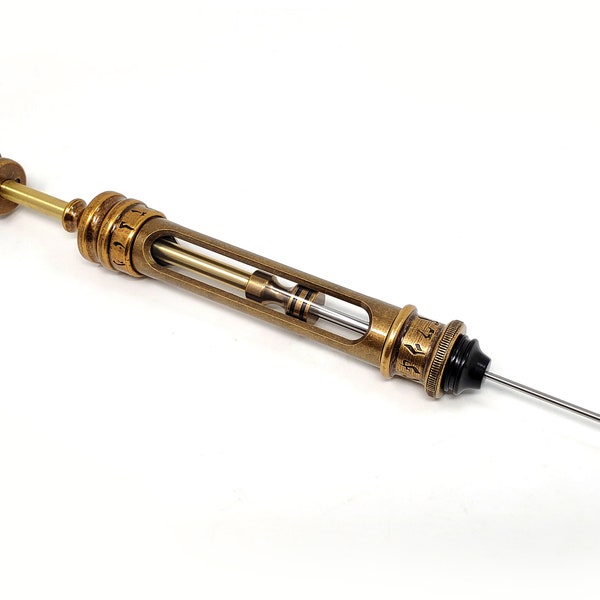 Van Helsing Werewolf Antiserum Syringe Prop Replica - Made from Metal!