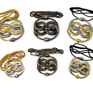Neverending Story 1 & 2 Auryn Pendant, Medallion, Necklace Prop Replica - Made from Metal!