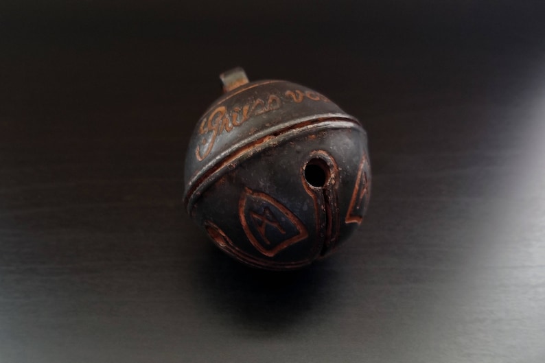 Krampus Bell Cursed Jingle Bell Replica and/or Custom Gift Box Bell Made from Metal image 7