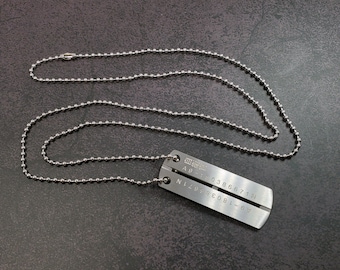 Major's Dog Tag Prop Replica from Ghost in the Shell - Scarlett Johansson - Motoko Kusanagi