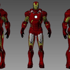Iron Man Mk VII Suit 3D Model Screen Accurate image 3