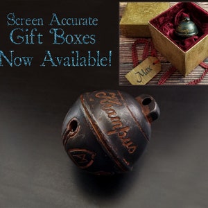 Krampus Bell - Cursed Jingle Bell Replica and/or Custom Gift Box - Bell Made from Metal!