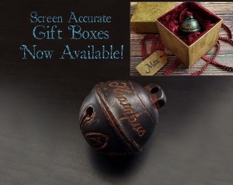 Krampus Bell - Cursed Jingle Bell Replica and/or Custom Gift Box - Bell Made from Metal!