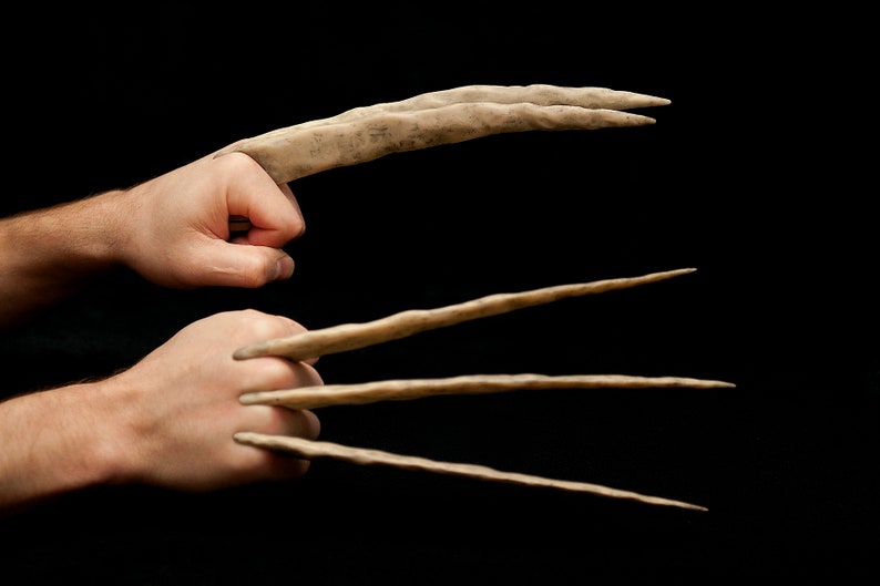 Wolverine Bone Claws Hand Sculpted and Distressed | Etsy