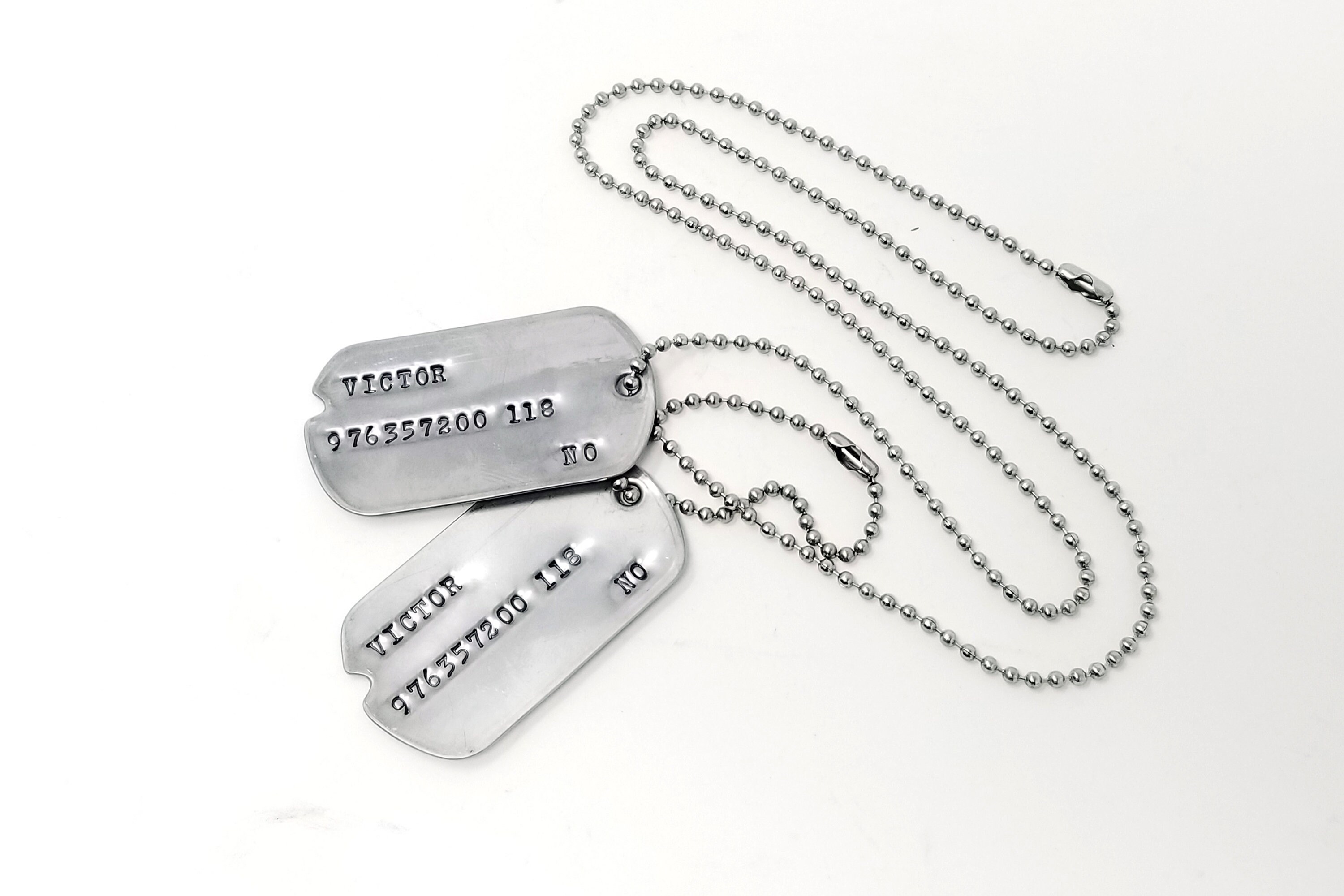 Wolverine and Sabretooth WWII Military Dog Tags Notched US - Etsy