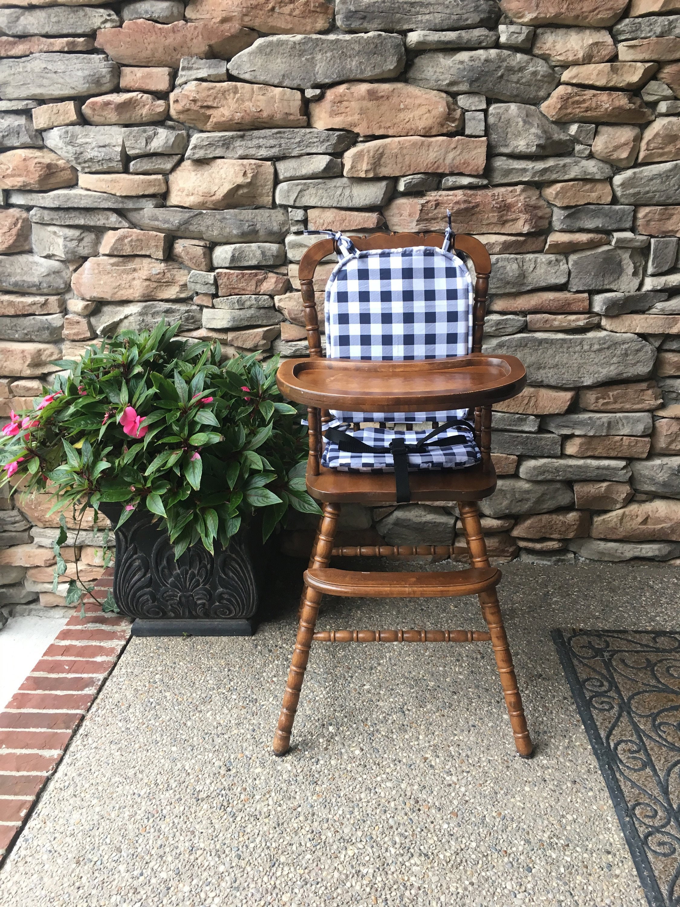 vintage high chair safety strap