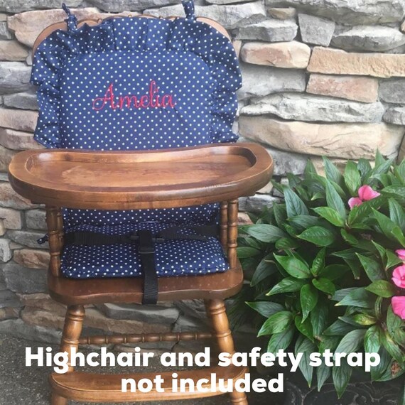 High Chair Cover High Chair Pad High Chair Cushion Etsy