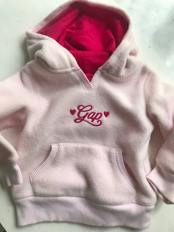 Baby Gap Pink Sweet Heart Sweatshirt Sz 18 24 Months Etsy UK