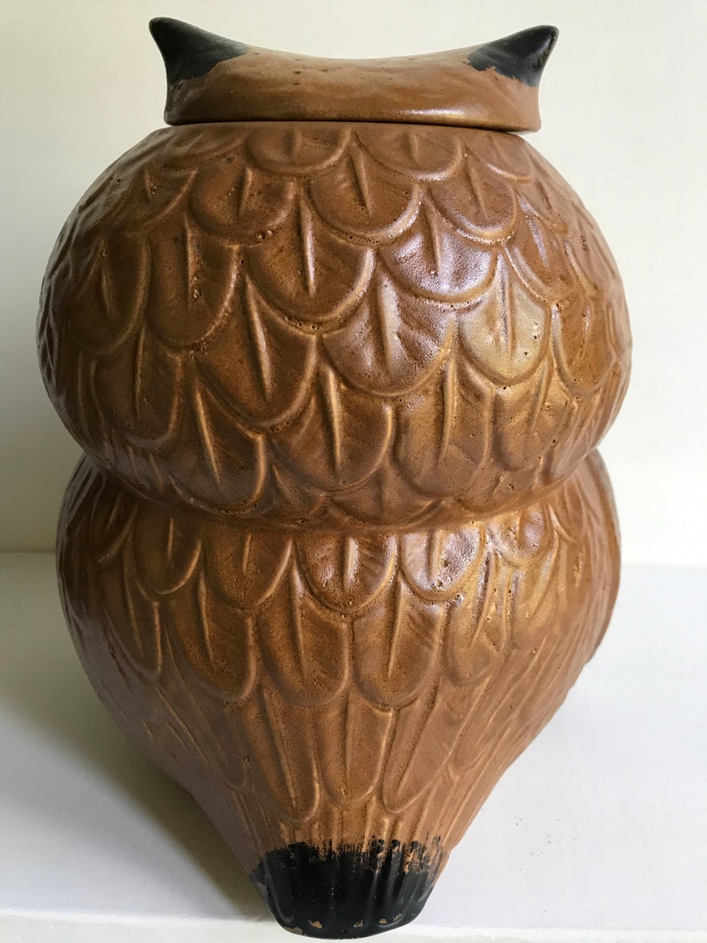 1960s McCoy OWL Cookie Jar Stoneware Collectable Mint Etsy