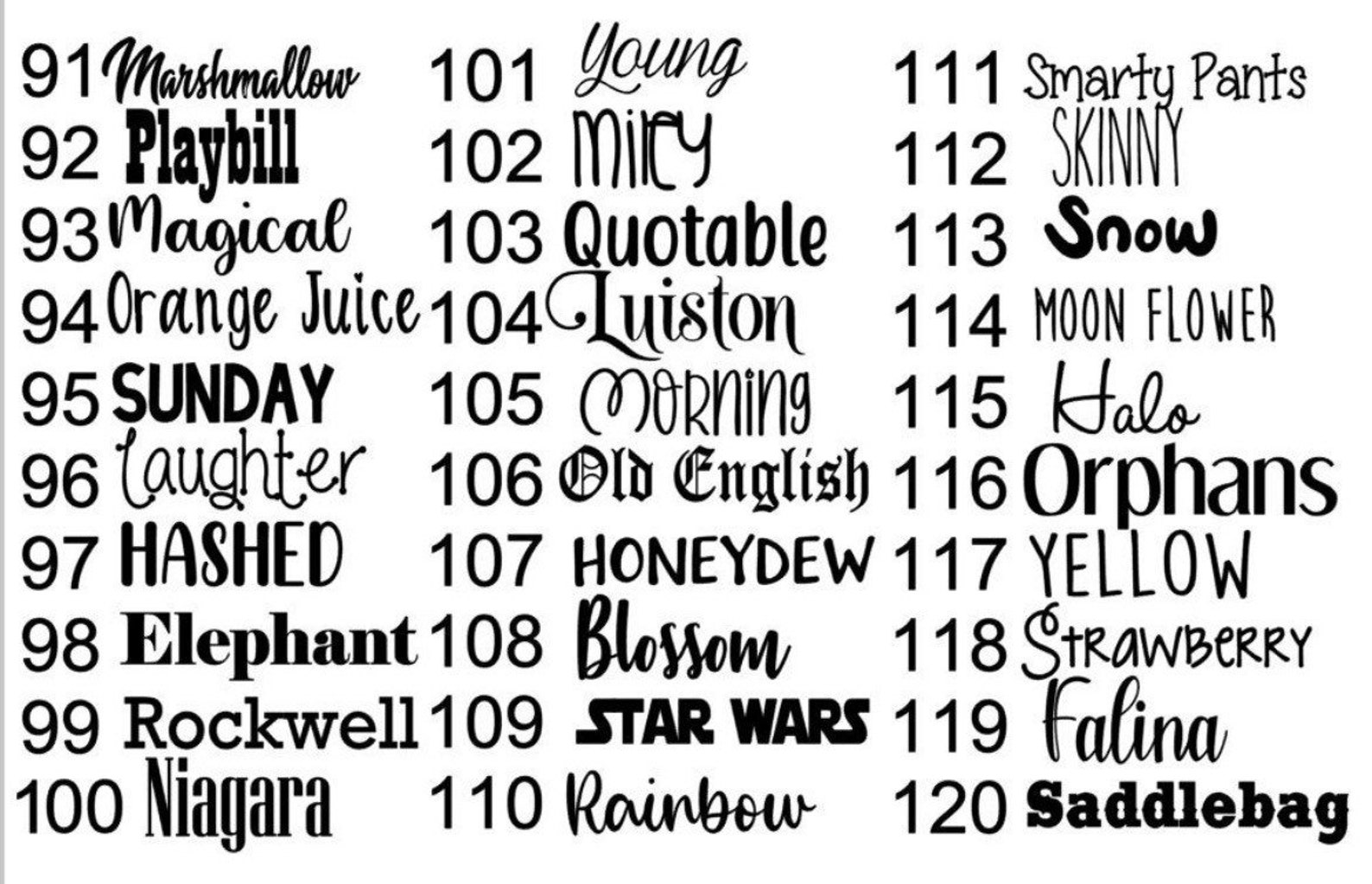 Custom Decals Choose Your Font Color Length Custom Vinyl Etsy