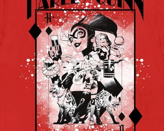 T-shirt graphique Harley Quinn : t-shirt méchant DC Comics