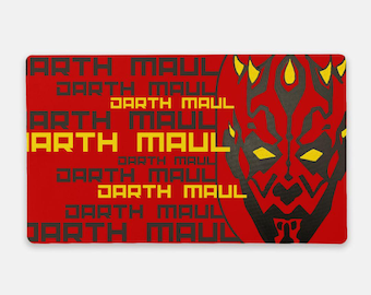 Tapis de bureau Sith Fury – Décoration d'espace de travail Star Wars Dark Maul