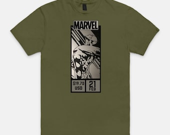 Silver Surfer Comic T-Shirt: Retro Superhero Graphic Tee