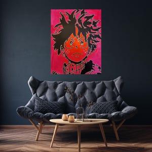 Hand-Painted My Hero Academia Canvas Art