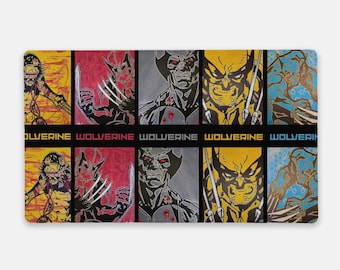Tapis de bureau Wolverine - Tapis de jeu et d'espace de travail Claw Hero inspiré de Marvel