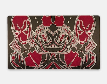 Tapis de bureau Red Hood – Grand tapis de souris Jason Todd, tapis de bureau de jeu DC Comics