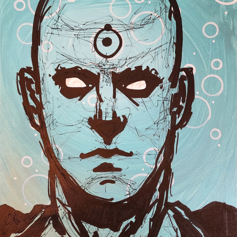 Dr Manhattan Etsy