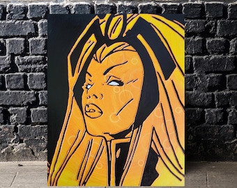 Burra、Storm in the Jungle、希少画集画、新品額付 Storm - Ultimate X-men #89 - Limited Edition Giclee Canvas Art by